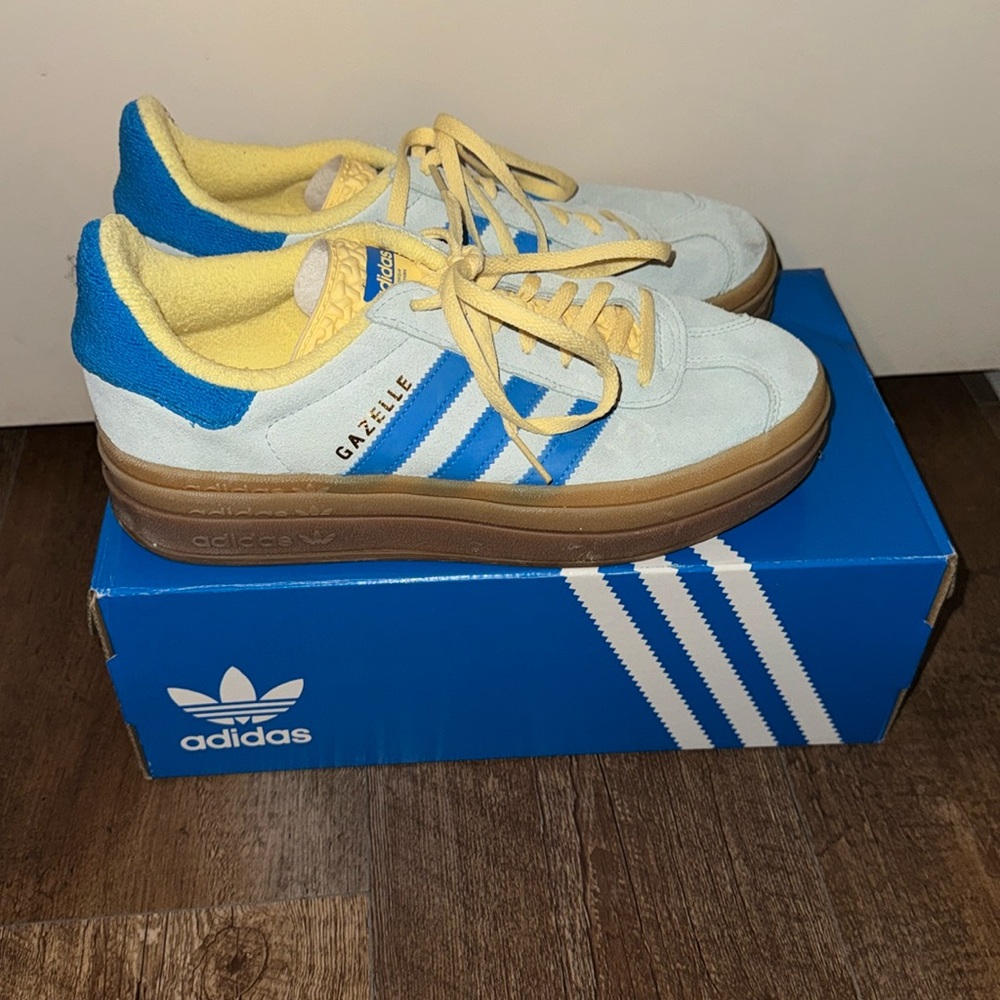 Adidas Gazelle Bold Platform Sneakers in women’s 8